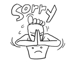 AsB - Feet Face sticker #4577398