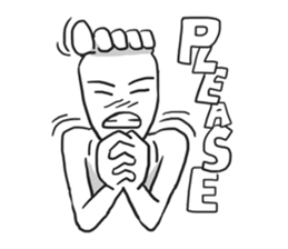 AsB - Feet Face sticker #4577402