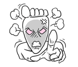 AsB - Feet Face sticker #4577407