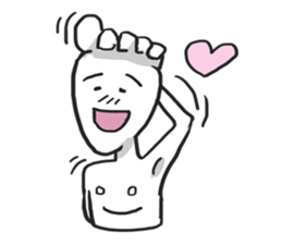 AsB - Feet Face sticker #4577416