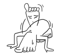 AsB - Feet Face sticker #4577422