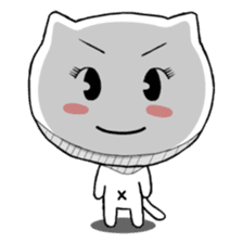 The 3D character cat sticker #4578407