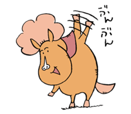 permanent_horse sticker #4578821