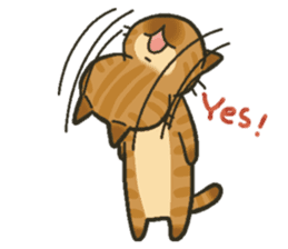 Trouble tabby sticker sticker #4579553