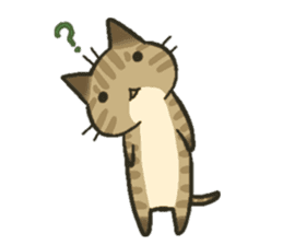 Trouble tabby sticker sticker #4579555