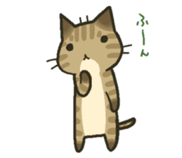Trouble tabby sticker sticker #4579559