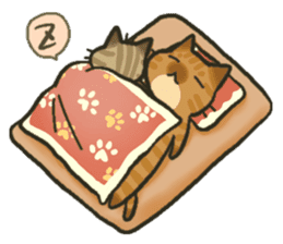 Trouble tabby sticker sticker #4579560