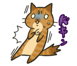 Trouble tabby sticker sticker #4579564