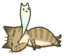 Trouble tabby sticker sticker #4579577