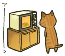 Trouble tabby sticker sticker #4579586