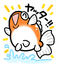 Feelings of goldfish sticker #4579872