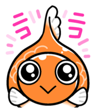 Feelings of goldfish sticker #4579873