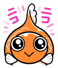 Feelings of goldfish sticker #4579873