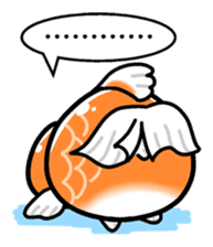 Feelings of goldfish sticker #4579876