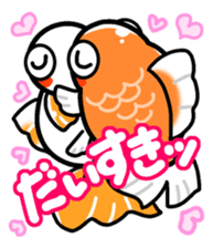 Feelings of goldfish sticker #4579890