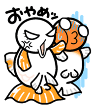 Feelings of goldfish sticker #4579896