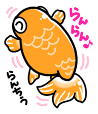 Feelings of goldfish sticker #4579908