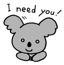 I'm only Koala sticker #4580792