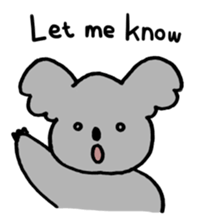 I'm only Koala sticker #4580797