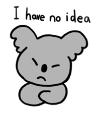 I'm only Koala sticker #4580799