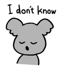 I'm only Koala sticker #4580801