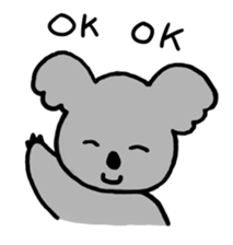 I'm only Koala sticker #4580828
