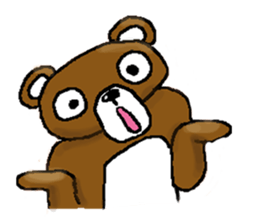 bear in forest (2) sticker #4581155