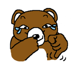 bear in forest (2) sticker #4581159