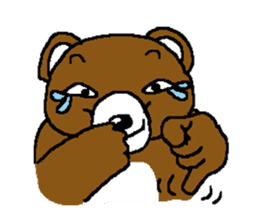 bear in forest (2) sticker #4581159