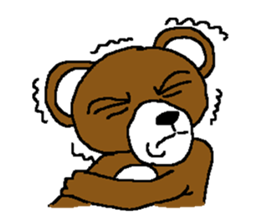 bear in forest (2) sticker #4581163