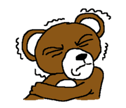 bear in forest (2) sticker #4581163