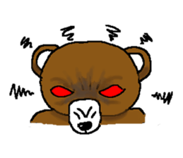 bear in forest (2) sticker #4581166