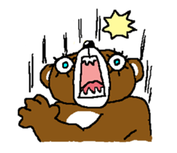 bear in forest (2) sticker #4581168