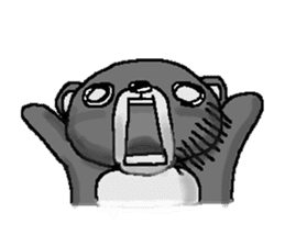 bear in forest (2) sticker #4581169