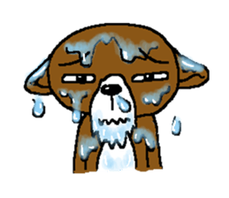 bear in forest (2) sticker #4581170