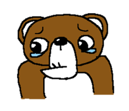 bear in forest (2) sticker #4581172