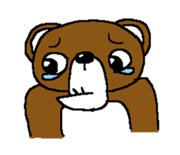 bear in forest (2) sticker #4581172