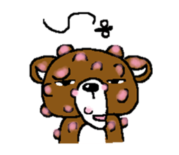 bear in forest (2) sticker #4581177