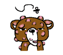 bear in forest (2) sticker #4581177