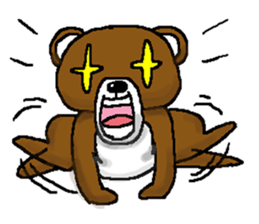 bear in forest (2) sticker #4581187