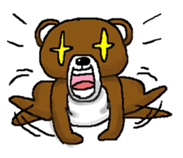 bear in forest (2) sticker #4581187