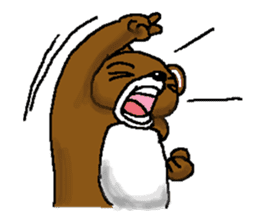 bear in forest (2) sticker #4581188