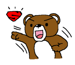 bear in forest (2) sticker #4581189