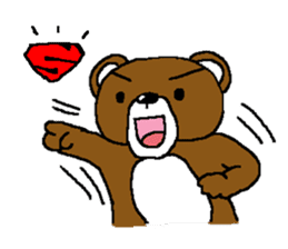 bear in forest (2) sticker #4581189