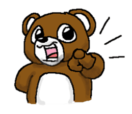 bear in forest (2) sticker #4581190