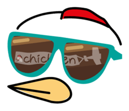 chicken sticker (go travel) sticker #4581433