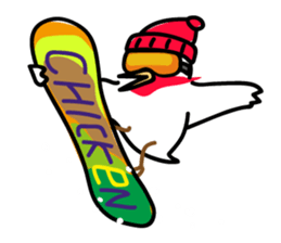 chicken sticker (go travel) sticker #4581435