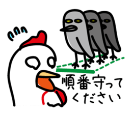 chicken sticker (go travel) sticker #4581452