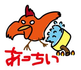 chicken sticker (go travel) sticker #4581457