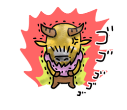 Japanese course of B.taxicolor teacher sticker #4582098